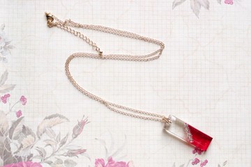 樹脂藝術 長方形墜飾．絕美地獄之歌