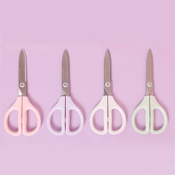 KOKUYO SAXA 剪刀(刀刃長65mm)-粉/綠/紫/淺灰