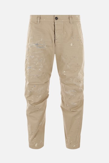 DSQUARED2 gabardine skipper-fit pants Man