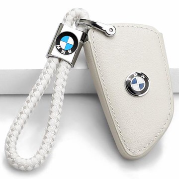 適用寶馬鑰匙套3系5系1系新X3X1X5X6 325/530li車高檔真純皮潮ins