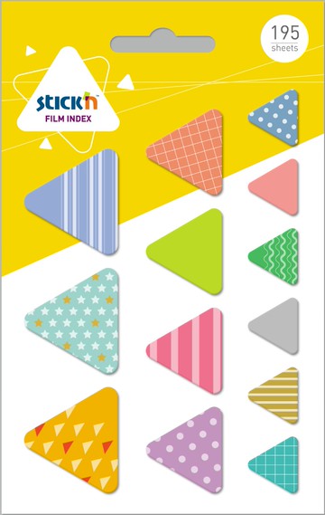 HERWOOD 鶴屋 N次貼 造型標籤-三角形 66069