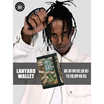 Rough Enough錢包帆布卡包男士折疊收納錢包戶外隨身卡包輕便旅行