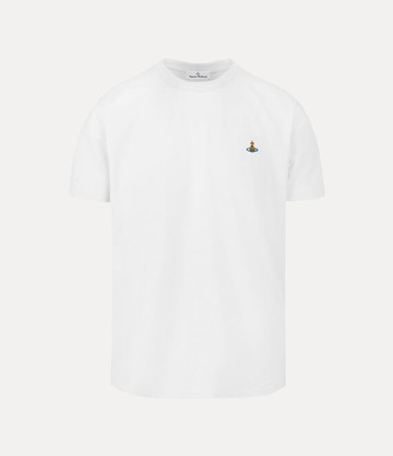 Vivienne Westwood Classic T-shirt Multicolour Orb Cotton White XL Unisex