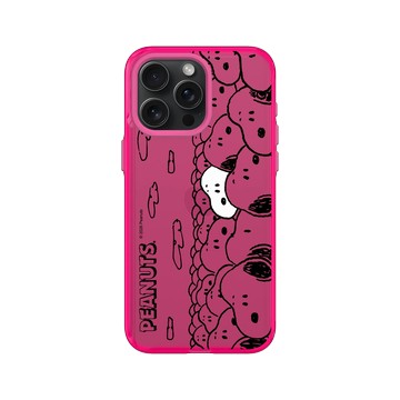 iPhone 15 Pro Max Clear 粉漾桃 - 史努比 Snoopy - 滿滿的Snoopy