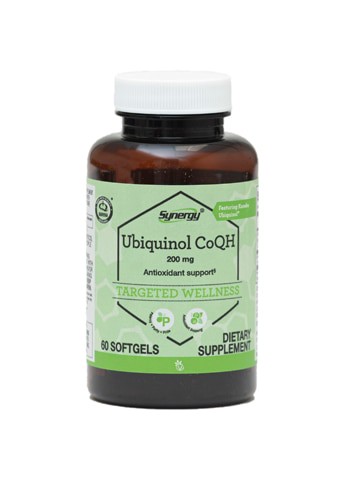 Vitacost Synergy Ubiquinol CoQH Featuring Kaneka Ubiquinol 200 mg - 60 Softgels