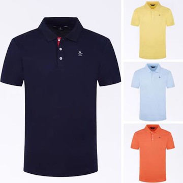 正品MUNSINGWEAR/萬星威高爾夫男裝短袖夏季新款T恤時尚Polo衫