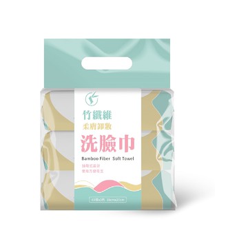 竹纖維柔膚卸妝洗臉巾60張3入