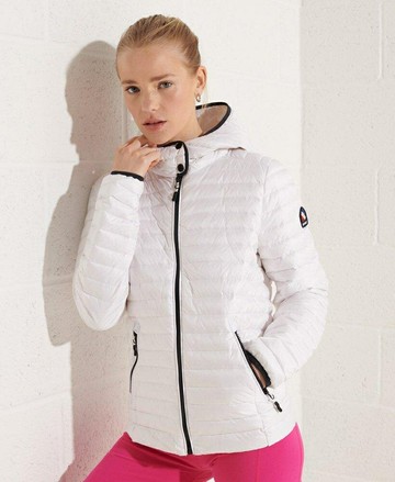 跩狗嚴選 極度乾燥 女款 Core 羽絨外套 珍珠白 全白 輕量 90% 頂級輕羽絨 連帽夾克 雪天使 防風保暖 修身