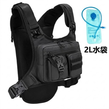 腰包/水袋包 新款輕量化水補給跑步騎行馬甲式背包