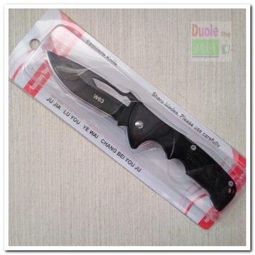 w63精品小刀/露營登山刀具/特殊鋼刃折刀