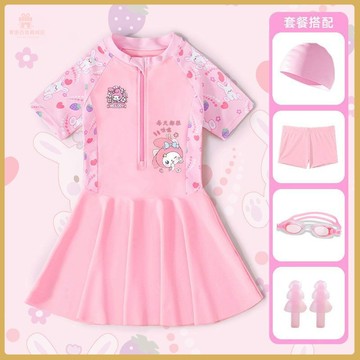 爆款熱推💖全臺免運 兒童泳衣女孩2026新款遊泳衣女童寶寶甜美中大童防曬溫泉專業泳裝 IUVL