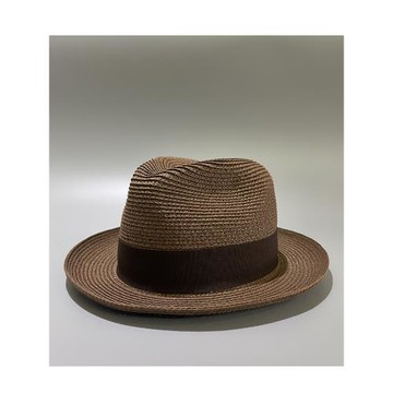夏天英倫草帽手工紳士小禮帽卷邊休閑小眾咖色防曬遮陽男士帽子潮