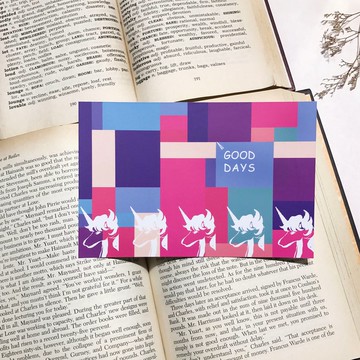 Unicorn KUZA 獨角獸酷札 -Good Days大好良日-祝福卡/明信片