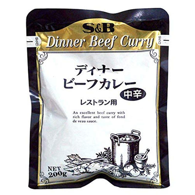 エスビー食品 ＳＢ Ｒディナービーフカレー レトルト中辛 ２００ｇ ×30個