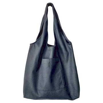 簡約素面帆布袋 Set 2個  33.5 x 30cm  經典黑