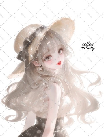 original sticker no.5633 人物貼紙 原創貼紙 女孩貼紙 原創人物貼紙