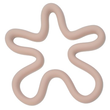 好物良品 Abstract 北歐設計矽膠造型隔熱墊 16.5cm 嫩粉色 3入組  1組