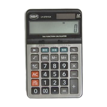 LIBERTY 利百代 12位雙電源稅率計算機 LY-2751CA  1個  顏色隨機