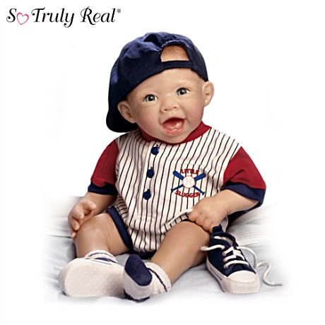 Lifelike Baby Boy Doll In Baseball Outfit 赤ちゃん人形 ベビードール