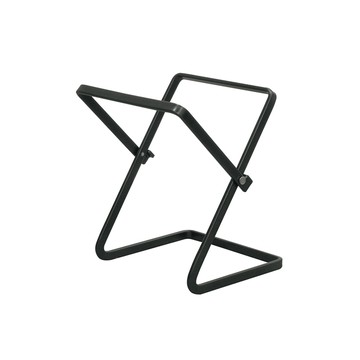 【日本COLLEND】桌上型鋼製垃圾袋架/抹布掛架-2色可選-摩登黑