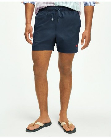 Brooks Brothers Men's 5" Stretch Swim Trunks | Navy | Size XS