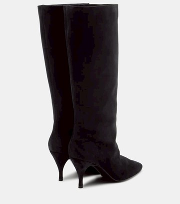 Herbert Levine Silhouette suede knee-high boots