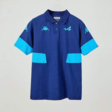Kappa 男女適穿 Alpine聯名拼色POLO衫
