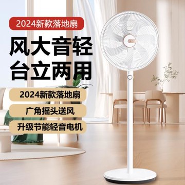 跨境電風扇落地扇家用辦公室宿舍靜音搖頭電扇大風力遙控風扇批發