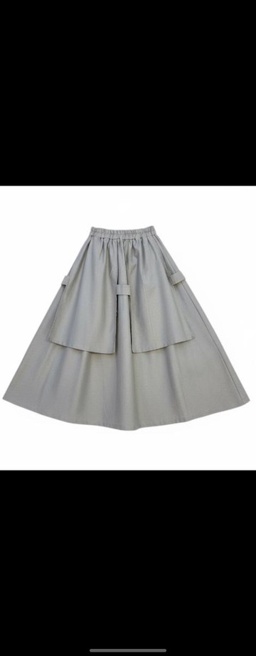 2025fw 灰色玩款半截裙