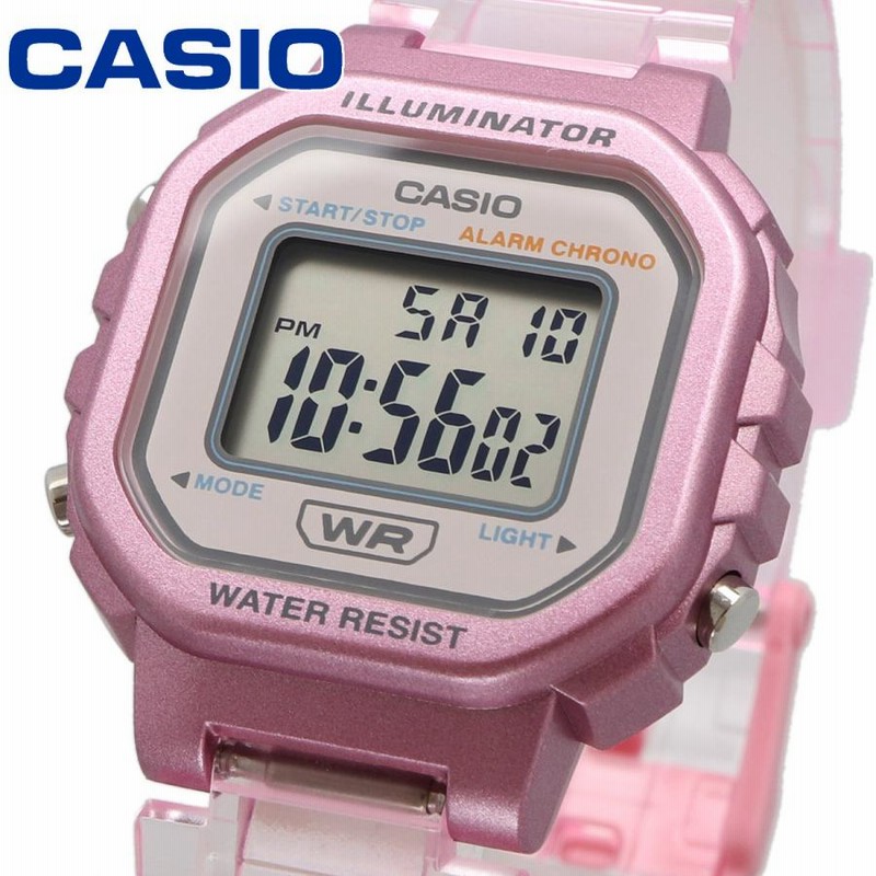 CASIO カシオ 腕時計 レディース チープカシオ チプカシ 海外モデル デジタル スケルトン LA-20WHS-4A | LINEブランドカタログ