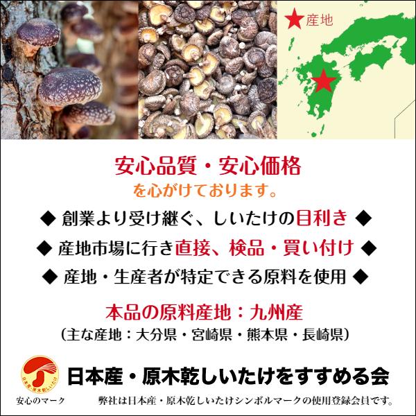 干し椎茸 九州産 小ぶりなどんこ 100g 原木栽培 無農薬 チャック付き袋 国産 どんこ しいたけ 椎茸 シイタケ 干ししいたけ 干しシイタケ