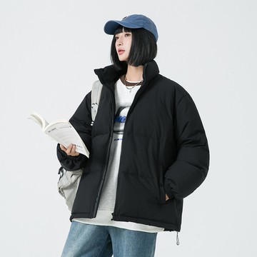 【夏日爆款】短款羽絨服男女鼕季2023新款加厚90白鴨絨情侶基礎百搭潮牌麵包服