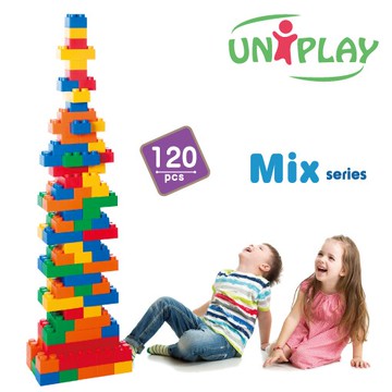 UNiPLAY抗菌軟積木 MIX款 120入