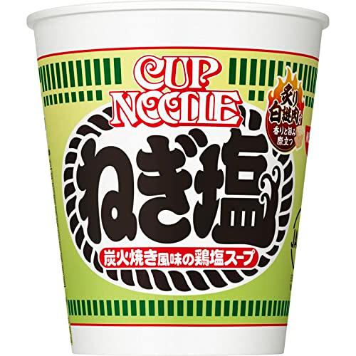 日清食品 カップヌードル ねぎ塩 [炭火焼き風味の鶏塩スープ] 76g ×20個