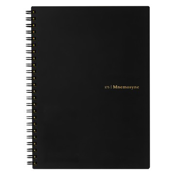 maruman MNEMOSYNE 8mm橫線兩欄線圈筆記本  A5 80頁  日本製造  1本