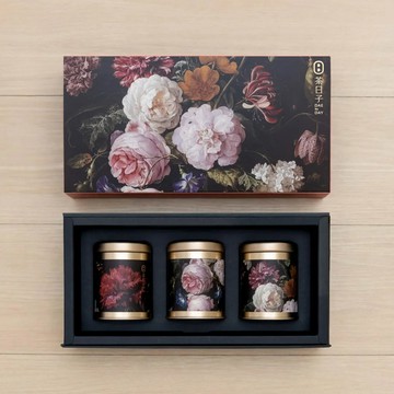茶日子 揚･戴維茲･德･赫姆｜花卉・藝術茶禮 （散茶3罐入