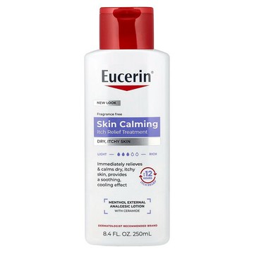 Eucerin, 瘙癢舒緩配方，優效舒緩乳液，8.4 液量盎司（250 毫升）