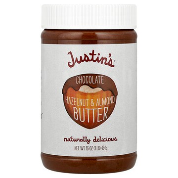 Justin's Nut Butter, 巧克力榛子醬，16盎司（454克）
