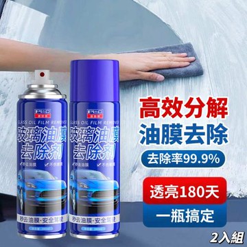 【PLC】2瓶組 高效分解玻璃油膜去除劑