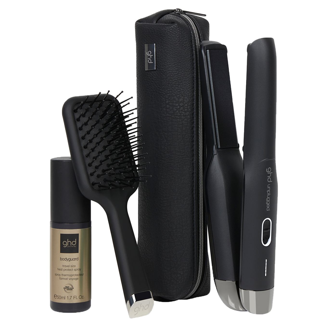 Ghd Unplugged Christmas Gift Set - Cordless Hair Straightener - Black