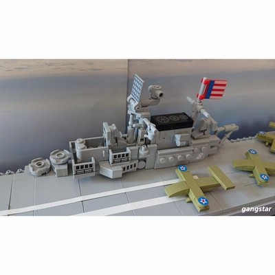 レゴ LEGO ブロック 互換 船 戦艦 空母 アメリカ軍 航空母艦ホーネット(日本空襲時) ミリタリーブロック模型 国内より発送 |  LINEブランドカタログ