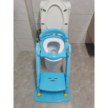 大號兒童馬桶階梯坐便器寶寶防滑衛生間小孩廁所便盆帶扶手馬桶圈