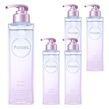 Purunt. 煥漾精華洗髮精 重現光澤 紫  5個  380ml