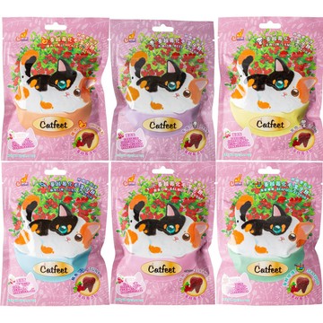 CatFeet 【12入組】-呼嚕愛乾淨 蔓越莓化毛潔牙餅系列 60g(2.11OZ)