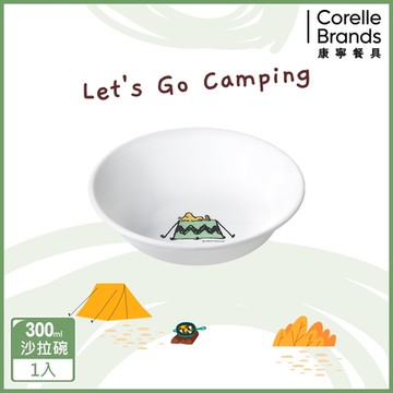 【美國康寧】CORELLE SNOOPY CAMPING-300ml沙拉碗