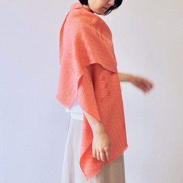 filtango 披肩吉祥圖案 KISSHO PLUMPINK