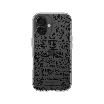 iPhone 16 Clear 透明 - Keith Haring - Line Art