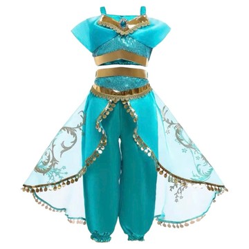 愛北鼻 萬聖節變裝服 亮片造型  茉莉公主  1件