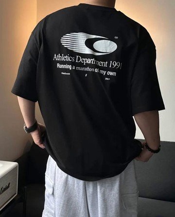 Chemistry_Boys - 韓國 MTE455 #9152 LOGO ATHLETICS 圖像短T ( 三色 )