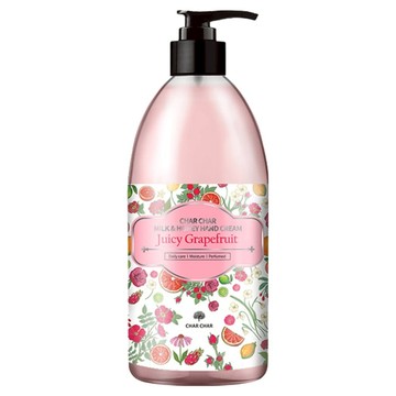 CHAR CHAR 加倍保濕護手霜 葡萄柚香 500ml  1瓶